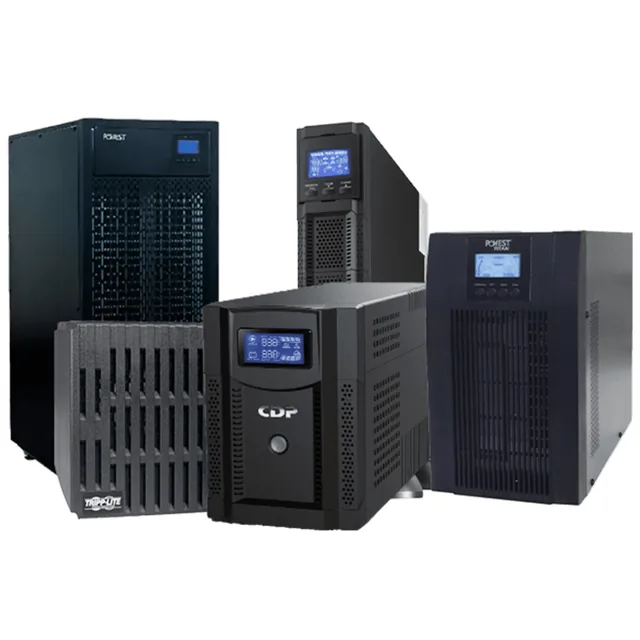Variedad de UPS y reguladores de energía